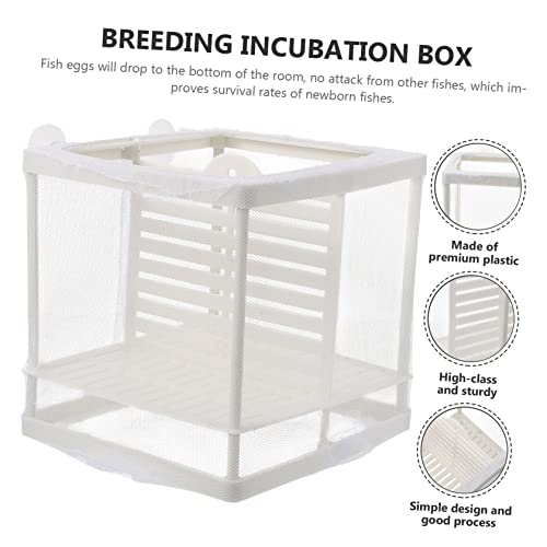 Hemoton Sturdy Fish Tank Isolation Board 2pcs Box Mesh for Aquarium Breeding and Reptile Nursery