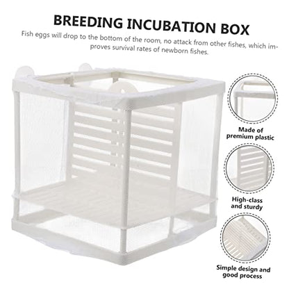 Hemoton Sturdy Fish Tank Isolation Board 2pcs Box Mesh for Aquarium Breeding and Reptile Nursery