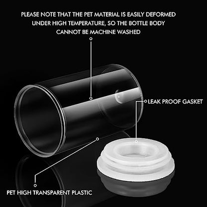 JOVITEC 100 Pcs Plastic Film Canister Holder 35 mm Empty Camera Reel Containers Storage Containers Case with Lids for Small Accessories Fish Hook Film Beads (Clear) - color: Clear