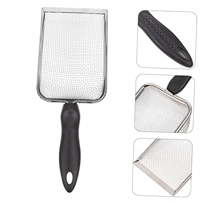 KESYOO Reptile Shovel Substrate Scoop for Tortoise Lizard Snake Scorpion Stainless Steel Sieve Easy Cleaning