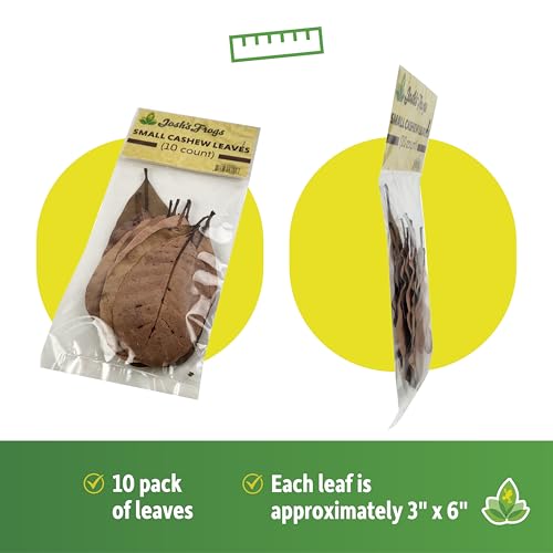 Josh's Frogs Small Cashew Leaf Litter (10 Count)