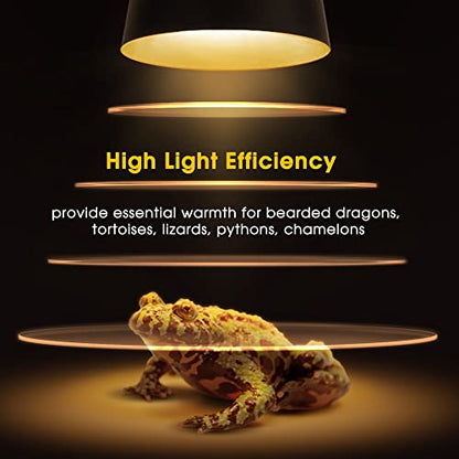 G9 Heat Lamp Bulbs for Reptile Mini Reptile Light Warm 50W 2 Pack | Dimmable G9 Mini Heat Bulb Warm White 50W, 2 Pin Base UVA Reptile Heat Lamp, Bearded Dragon Gecko Turtle Lizard, 2 Pack - color: Cream, size: G9 Heat Bulb