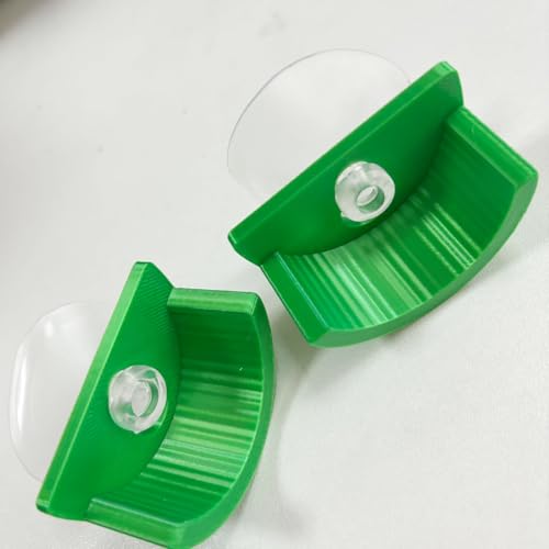 Green Branch Supports with Suction Cup for Gecko,Frog,Amphibian Lizard Snake Jumping Spider Climbing, Black Branch Holder for Reptile Terrarium Tank