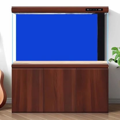 Blue Aquarium Background Classic Pure Blue Fish Tank Background Spectacular Vibrant Reptile Tank Backgrounds Vivid Blues Reptile Tank Terrarium Enclosure Backgrounds 24x12in - color: P-Blue, size: 24(W)x12(H)inches/ 60(W)*30cm(H)