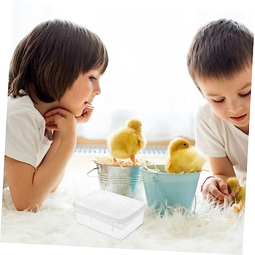 TOYANDONA 16-Hole Plastic Reptile Egg Incubator Hatching Box for Gecko and Lizard Eggs Sturdy Reptile Breeding Tray Lid for Accessories
