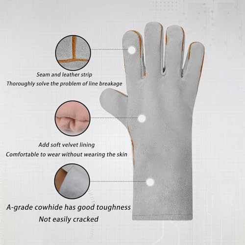 Animal Handling Gloves Used for Dog Training Cats to Catch Falcons, Reptiles to Catch Snakes