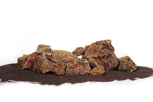 Maple Leaves Stone Natural Aquascaping Rock 18lb Planted Aquarium | Layered texture; iwagumi and planted tank - size: 14 Maple Leaves Stone(3-9 inches,18lbs)