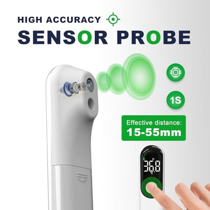 Rechargeable Non-Contact Forehead Thermometer for Adults and Kids, Medical Digital Touchless with Fast Reading