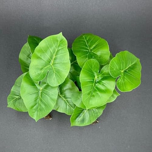 2pcs Reptile Artificial Plants, Terrarium Plants Decorations Supplies, Aquarium Fish Tank Plant, Amphibian Habitat Hideout Tank Accessories