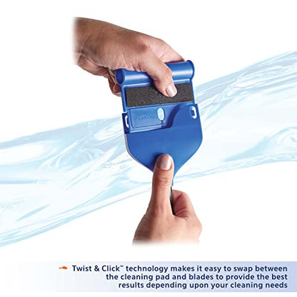 Aqueon ProScraper 3.0™ Foam Cleaning Pad & Twist & Click™ Head - size: One Size, style: Foam Cleaning Pad With Twist & Click Head