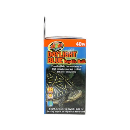 Zoo Med Daylight Blue Reptile Bulb - 40 Watts- Pack of 2