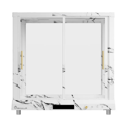 All-in-ONE Smart Reptile Tank, Reptile Enclosure，Terrarium Tank，Screen Ventilation Habitat，Amphibians，Suitable for Keeping Lizards, Geckos and Snakes (Marble, MAX) - color: MARBLE, size: MAX