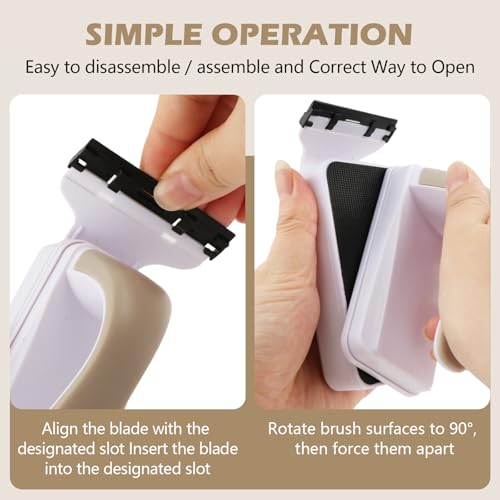Medium Aquarium Magnetic Glass Cleaner, Ergonomic Comfort Grip, Floating Design, Stainless Steel & Plastic Blades, for Glass and Acrylic Tanks - size: M