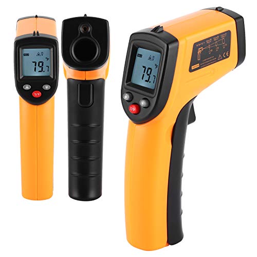 GM320 Infrared Thermometer Gun | -50 to 400℃,Precise Aiming,Distance to Spot Ratio 12:1, 5 to 14um,For Cooking,Heated Air Conditions