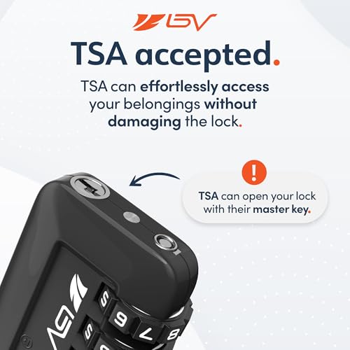 TSA Accepted Luggage Travel Lock, Set-Your-Own Combination Lock for School Gym Locker, Luggage Suitcase Baggage Locks, Filing Cabinets, Toolbox, Case (Black, 2 Pack) - color: Black 2-Pack
