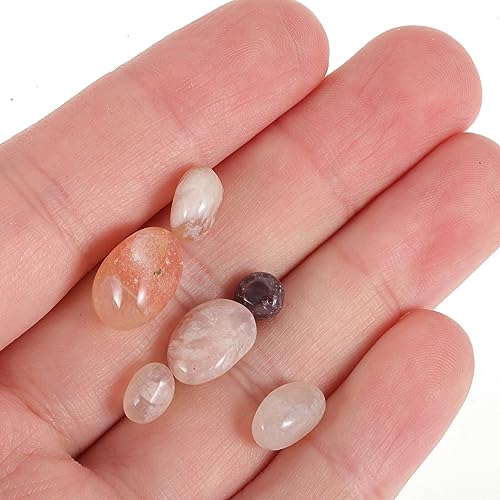 Yardwe 1set Polished Natural Pebbles for Aquariums Decorative Stones for Fish Tanks for Plants and Gardens Agate Pebbles