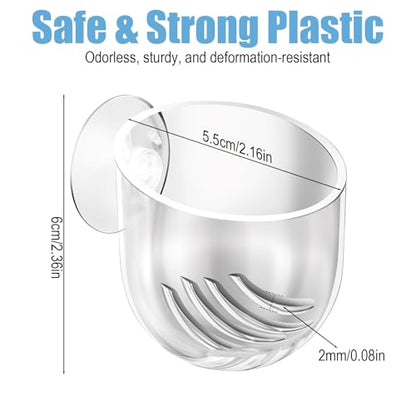 3 Pack Clear Fish Tank Plant Holder Aquatic Plant Cups Fishes Tanks Plants Pot Acrylic Aquarium Plants Holder with Suction Cups for Home Aquariums Aquascape Decor, Red Worm Fish Shrimp Feeder