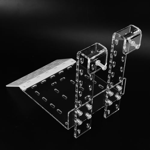 Zerodis Turtle Basking, Transparent Tortoise Resting Terrace Aquatic Reptile Basking Turtle Hanging Ramp Climbing Shelf for Aquarium(TC) - color: Tc