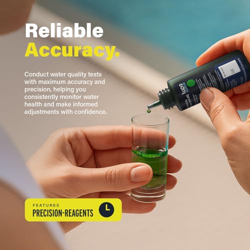 Lupo 6-in-1 Pool Test Kit | Pool Testing Kit for Residential Swimming Pools & Spas for Testing Total Chlorine, Total Bromine, pH, Base Demand, Acid Demand & Total Alkalinity Quick & Accurate Testing - size: 6-in-1 Complete Test Kit