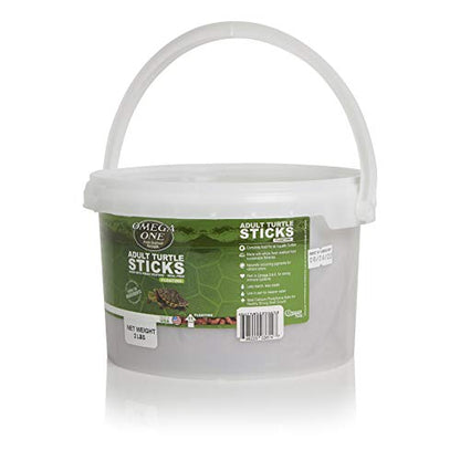 Omega One Adult Turtle Sticks, Floating, 11 mm, 2 lb Bucket