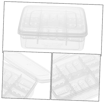 DECHOUS Plastic Reptile Egg Hatching Box with Transparent Incubator for Snake Lizard Easy to Clean Lightweight Breeding Container for Reptiles