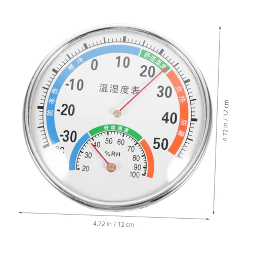 Happyyami Reptile Temperature and Humidity Gauge Dual Display Hygrometer for Terrarium Easy to Read Color-Coded -Saving Design for All Reptiles and Cages