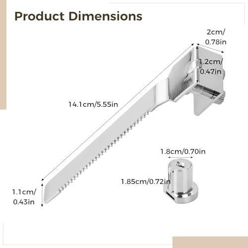 Showcase Cabinet Terrarium Vivarium Display, 4 Pcs Zinc Alloy Security Lock, Keyed Alike Ratchet Glass Door Lock With Key, For Reptile Tank Sliding Glass