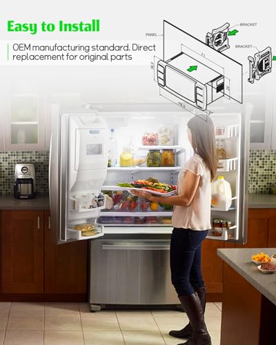 Fit for Dixell XR02CX-4N1F1 Temperature Controller，Refrigerator Digital Thermostat Controller Fit for 120V 50-60hz Commercial Refrigerators/Freezer with Temperature Sensor Probes - style: XR02CX-4N1F1
