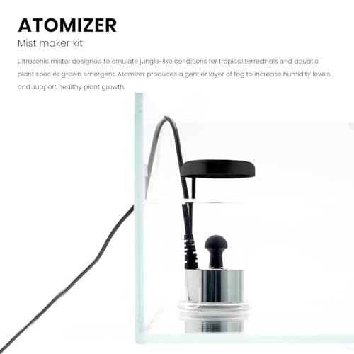 Ultum Nature Systems Atomizer Mist Maker Kit w/Lid - Fogger for Aquarium, Terrarium & Paludarium, Ultrasonic Water Mister, Aquarium Fogger, Easy to Use Smoke Maker & Versatile Fog Fountain Maker