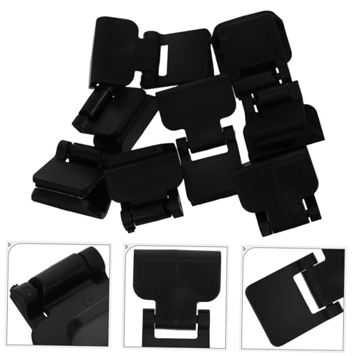 8pcs Aquarium Security Lock Clips Durable Rimless Fish Tank Top Cover Support for Reptile Tanks Prevent Escape Sturdy Design for Long Term Use