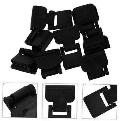 8pcs Aquarium Security Lock Clips Durable Rimless Fish Tank Top Cover Support for Reptile Tanks Prevent Escape Sturdy Design for Long Term Use