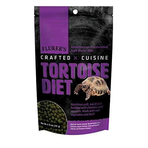 Fluker's Crafted Cuisine Diet, Tortoise Food, Made with Real Fruits & Veggies, 6.75 oz - size: 6.75 Ounce (Pack of 1)