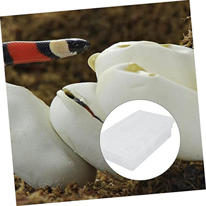 Abaodam Hatching Reptile Breeding Box Incubation Container for Lizards Snakes and Geckos Easy to Clean Design for Repeated Use and Visibility