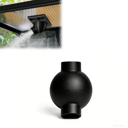 Terrarium Fogger Adapter, Reptile Mister Hose Connector for 20mm & 1″ Tubing – Magnetic Mount, Terrarium Accessories