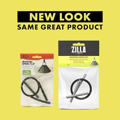 Zilla Mounting Spring Clip, Fits Most Lighting Domes (Pack of 3) - size: One Size (Pack of 3)