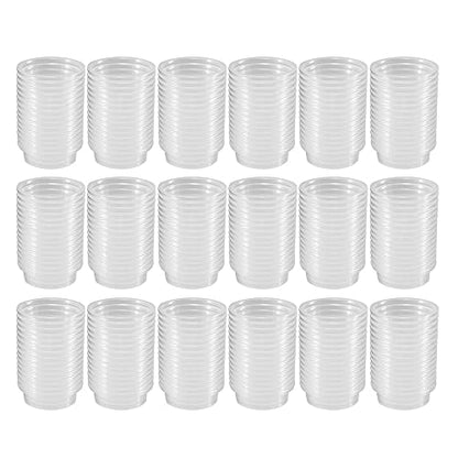 Lizard Crested Gecko Food Water Feeding Cups, 500 pcs, 0.5oz | Reptile Feeder Bowls, For Lizard and Other Small Pet, Ledge Accessories Supplies