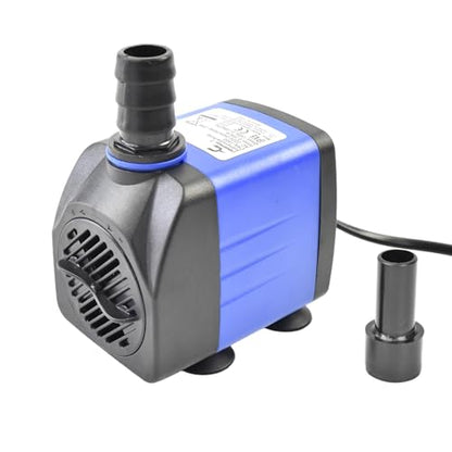CONQUERALL 10W 158GPH Garden Fountain Pump 4.1ft Transfer Water for Aquarium Pool Waterfall Hydroponic - color: 158gph-10w, size: 1PC