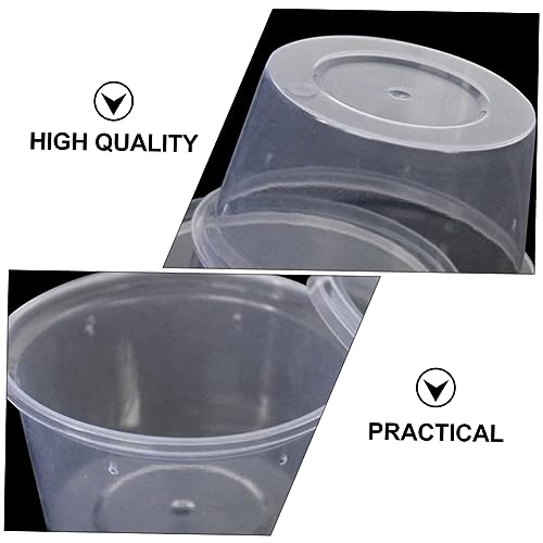 FOMIYES 20pcs Reptile Breeding Boxes Gecko Containers for Pets Lightweight Feeding Box for Quarantine Habitat Easy to Clean and DIY