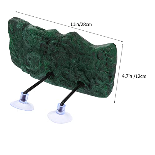 POPETPOP 1 Set Turtle Basking Platform Reptile Tank Accessory for Water Turtles Frogs and Lizards Suction Cup Design for Easy Installation Multi Functional Crawling and Sunbathing Area