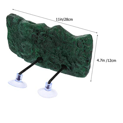 POPETPOP 1 Set Turtle Basking Platform Reptile Tank Accessory for Water Turtles Frogs and Lizards Suction Cup Design for Easy Installation Multi Functional Crawling and Sunbathing Area