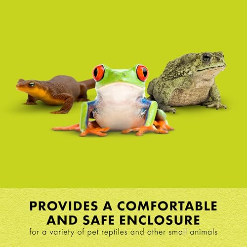 Zilla Critter 20 Gallon Reptile Terrarium with Sliding Screen Top - size: 20 Gallons