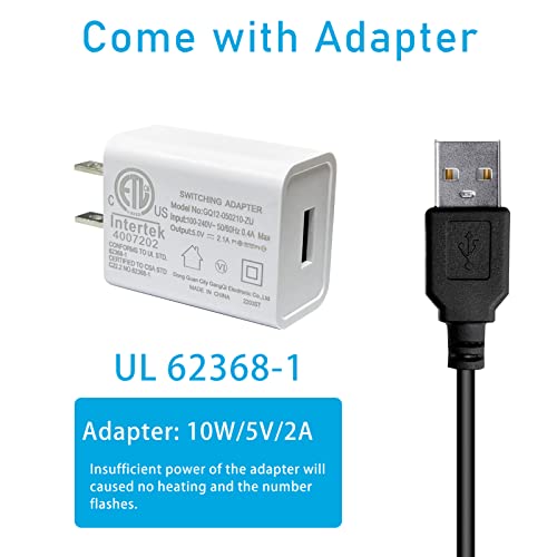 YukiHalu USB Powered Aquarium Heater, 10W Adjustable Mini Fish Tank Heater with External Temperature Controller, LED Display, Used for 0.5-1 Gallon Tank (10W USB Adapter) - size: 10 Watts (USB + adapter)
