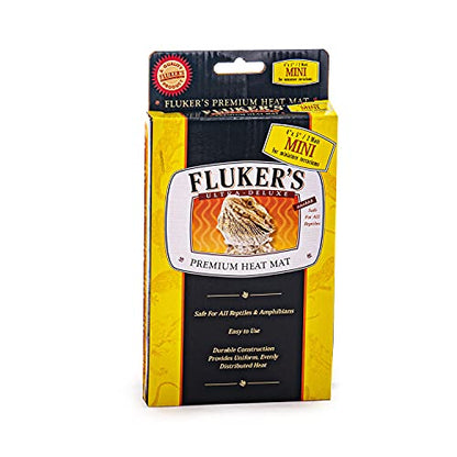 Fluker's Premium Heat Mat for All Reptiles and Amphibians, Mini 4"x5" - size: Mini (4x5-Inch, 2-Watts)