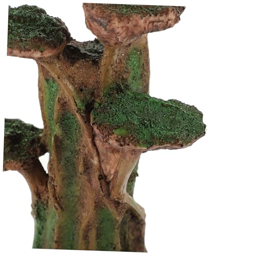 3pcs Simulated Moss Tree Aquarium Stand Leaf Aquarium Stump for Pump for Inflatable Water Home Tank Trunk Aquarium Terrarium Accessories Decor Coral Plant Trun