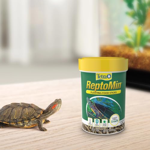 Tetra ReptoMin Floating Food Sticks, 1.59 ounces/45 Grams, Soft Stick Food Formulated for Aquatic Turtles. - size: 1.59 Ounce (Pack of 1)