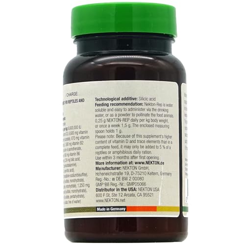 Nekton-Rep Vitamin Mineral Supplement for Reptiles and amphibians, 75gm - size: 2.65 Ounce (Pack of 1)