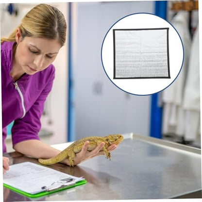 BESPORTBLE Reptile Heating Pad Film Insulated Mat for Turtles Snakes Lizards and Geckos Heat Retention for Optimal Pet Comfort - size: 29.30X29.30X0.30CM