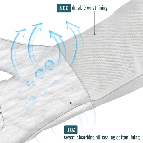BEETRO 932℉ Heat Resistant Forge/Mig/Stick Welding Gloves for Oven/Grill/Fireplace/Furnace/Stove/Pot Holder/Wood Burner