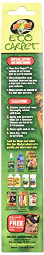 Zoo Med Eco Carpet for 15 Gallon Tanks (Pack of 2) - size: Pack of 2