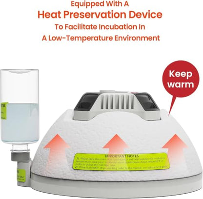 Egg Incubators for Hatching Eggs, Temperature&Humidity Control | Automatic Egg Turning,Auto Stop Turning,Built-in Egg Candler, incubating chicken/duck/goose/quail/parrot eggs